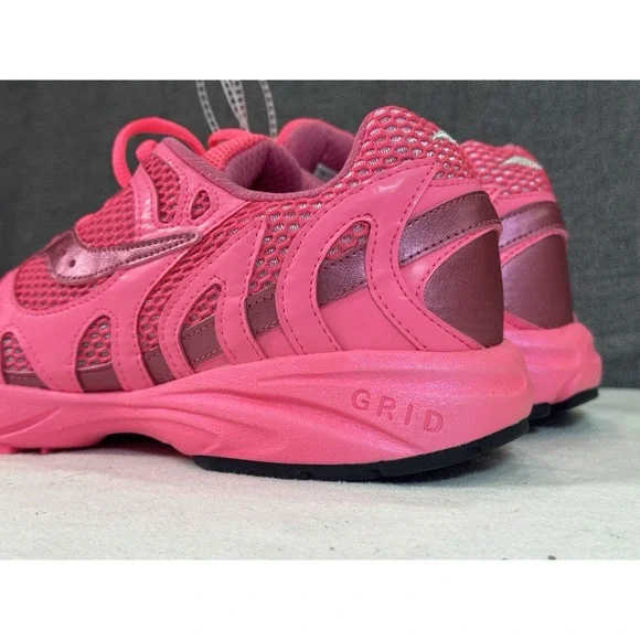 Saucony Grid‎ Azura 2000 Triple Neon Pink Rose S70774-4 Men sz 10.5 Unisex - Picture 15 of 16